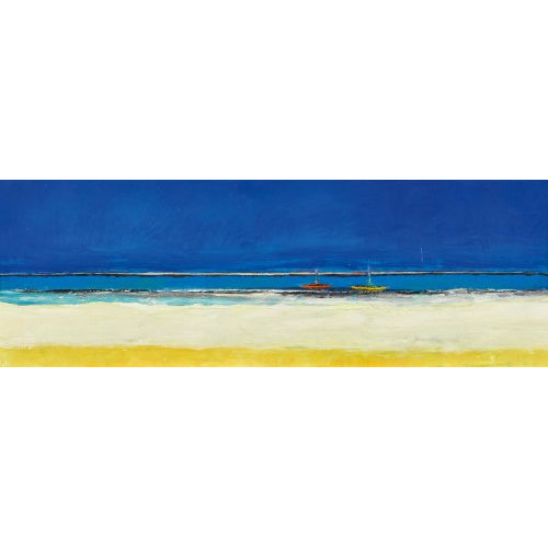 RAYMOND DE BOTTON : Strandpartie mit zwei Booten (DOBIASCHOFSKY AUKTIONEN AG)