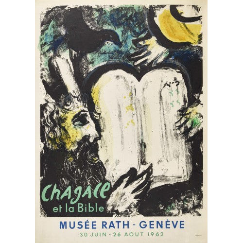 MARC CHAGALL : 'Chagall et la Bible, Mus�e Rath Gen�ve 1962' (DOBIASCHOFSKY AUKTIONEN AG)