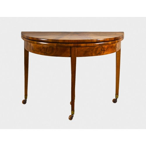 DEMI-LUNE-TISCH : Biedermeier, 1. H�lfte 19. Jh (DOBIASCHOFSKY AUKTIONEN AG)
