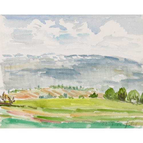 FRIEDRICH TRAFFELET : Weite Landschaftspartie (DOBIASCHOFSKY AUKTIONEN AG)