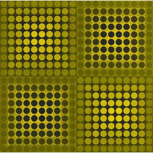 VICTOR VASARELY : 'A black' (DOBIASCHOFSKY AUKTIONEN AG)