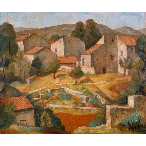PAUL TH�OPHILE ROBERT : Paysage du sud (DOBIASCHOFSKY AUKTIONEN AG)