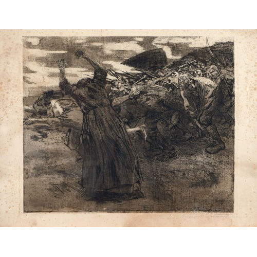 K�THE KOLLWITZ : 'Losbruch' (DOBIASCHOFSKY AUKTIONEN AG)