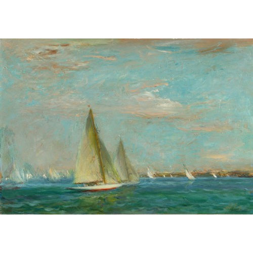 HENRI FEHR : Boote am See (DOBIASCHOFSKY AUKTIONEN AG)