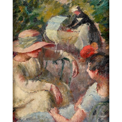 HENRI FEHR : Frauen im Park (DOBIASCHOFSKY AUKTIONEN AG)