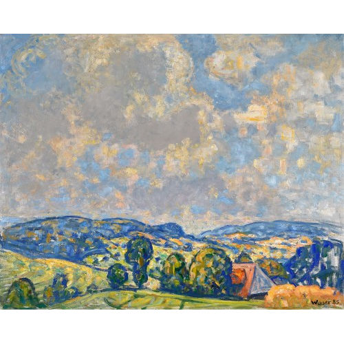 HEINRICH (HEINI) OTTO WASER : 'Sommerhimmel (Leimiswil)' (DOBIASCHOFSKY AUKTIONEN AG)