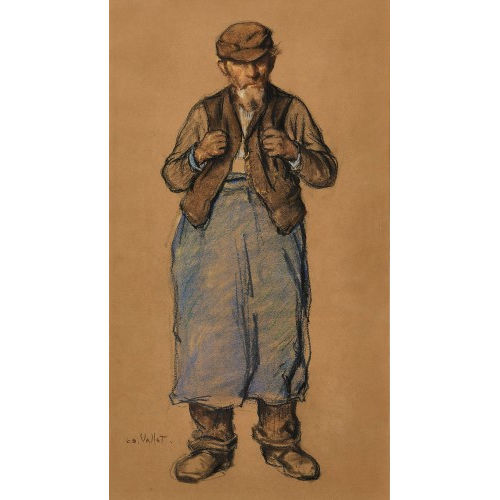�DOUARD VALLET : Le paysan (DOBIASCHOFSKY AUKTIONEN AG)