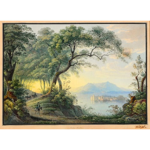 JOHANN JAKOB WETZEL : 'Isola Bella' (DOBIASCHOFSKY AUKTIONEN AG)