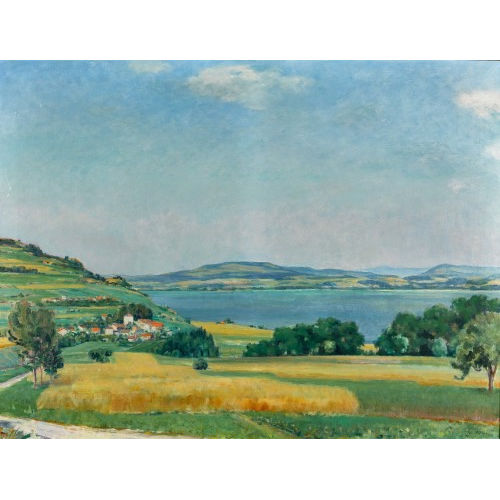 HANS ARNOLD DAEPP : 'Sommerlandschaft (Vully)' (DOBIASCHOFSKY AUKTIONEN AG)
