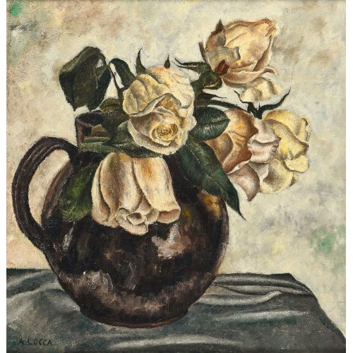 ALBERT LOCCA : 'Les roses jaunes' (DOBIASCHOFSKY AUKTIONEN AG)