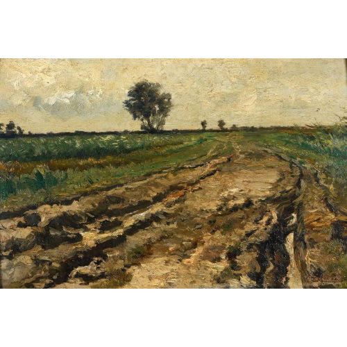 JOHANNES HUBERTUS LEONARDUS DE HAAS : Feldweg (DOBIASCHOFSKY AUKTIONEN AG)