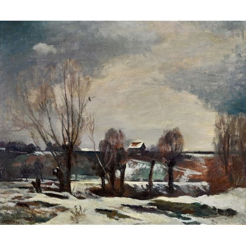 �MILE BRESSLER : Schneeschmelze (DOBIASCHOFSKY AUKTIONEN AG)