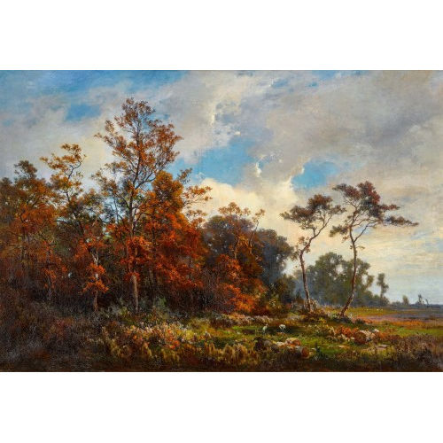 FRAN�OIS LOUIS FRITZ DE NIEDERH�USERN : 'La for�t de Fontainebleau' (DOBIASCHOFSKY AUKTIONEN AG)