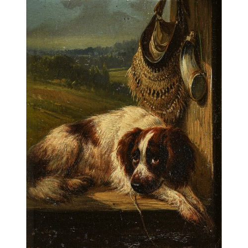 HENRIETTE RONNER-KNIP : Der treue Jagdhund (DOBIASCHOFSKY AUKTIONEN AG)
