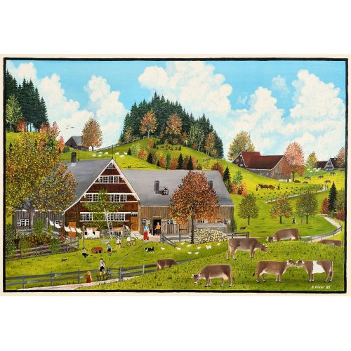 RUEDI ALDER : Bauernleben (DOBIASCHOFSKY AUKTIONEN AG)