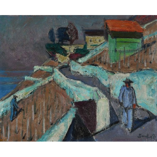 FRED STAUFFER : 'Rebberge am Genfersee' (DOBIASCHOFSKY AUKTIONEN AG)