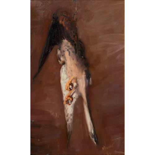 20. JH. SCHWEIZ : Greifvogel an Haken (DOBIASCHOFSKY AUKTIONEN AG)