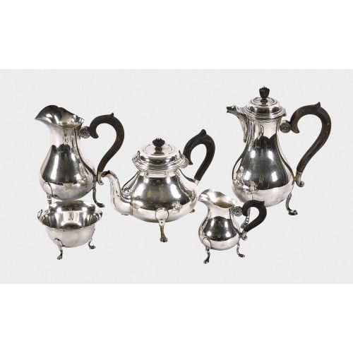 KAFFEE- UND TEESERVICE : Schaffhausen, 20. Jh. (Jezler) (DOBIASCHOFSKY AUKTIONEN AG)