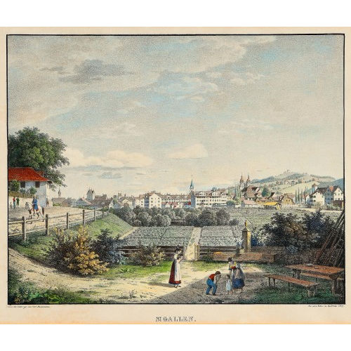 CARL FRIEDRICH HEINZMANN : 'St. Gallen' (DOBIASCHOFSKY AUKTIONEN AG)