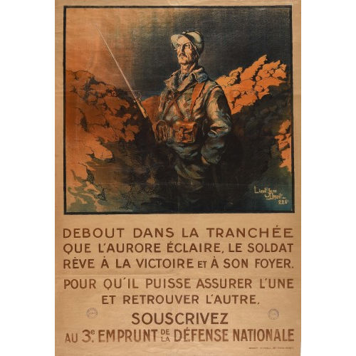 JEAN DROIT : 'Debout dans la tranch�e...' (DOBIASCHOFSKY AUKTIONEN AG)