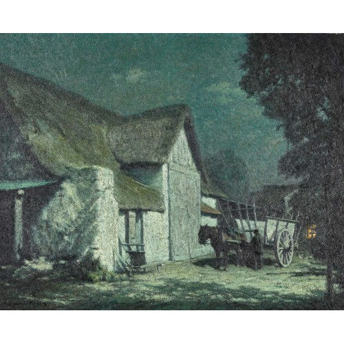 MAURICE GR�N : 'Vieille ferme, clair de lune' (DOBIASCHOFSKY AUKTIONEN AG)