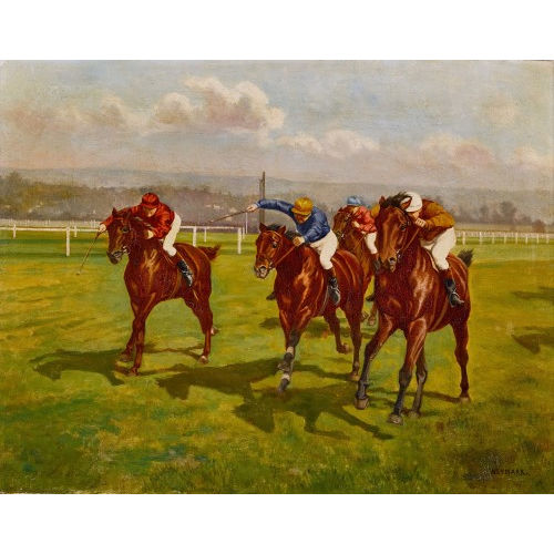 GUSTAVE MARDOCH� NEYMARK : Course de chevaux (DOBIASCHOFSKY AUKTIONEN AG)