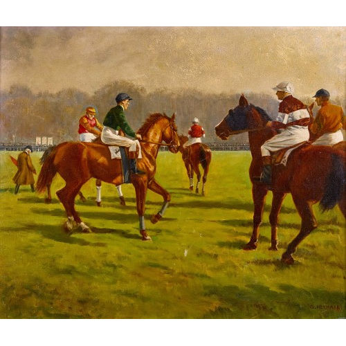 GUSTAVE MARDOCH� NEYMARK : Les jockeys (DOBIASCHOFSKY AUKTIONEN AG)