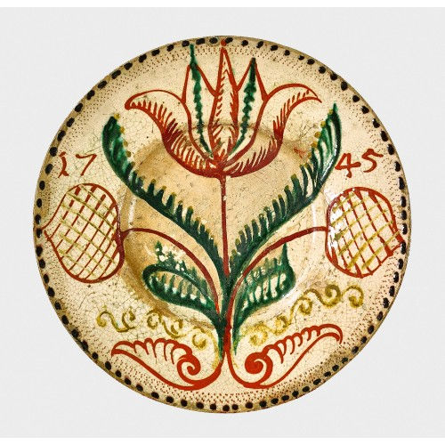 TELLER : Alpenl�ndisch, 1745 (DOBIASCHOFSKY AUKTIONEN AG)