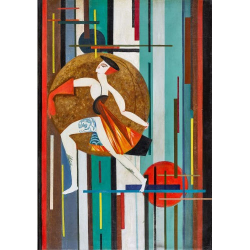 20. JH. RUSSLAND : Suprematistische Komposition mit T�nzerin (DOBIASCHOFSKY AUKTIONEN AG)