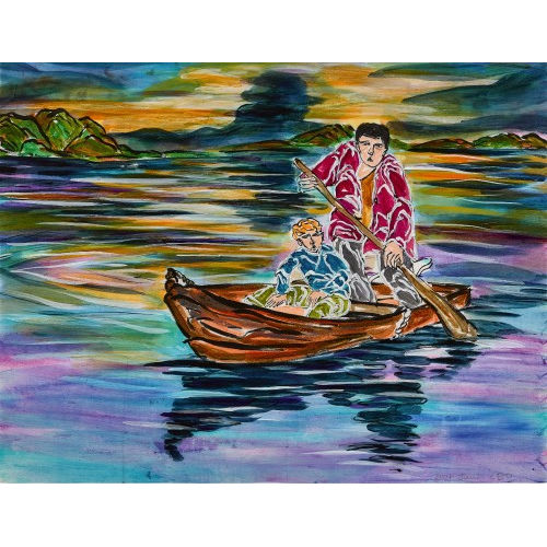 SEO) SEO (EIGTL. SOO-KYOUNG : Zwei M�nner im Ruderboot (DOBIASCHOFSKY AUKTIONEN AG)