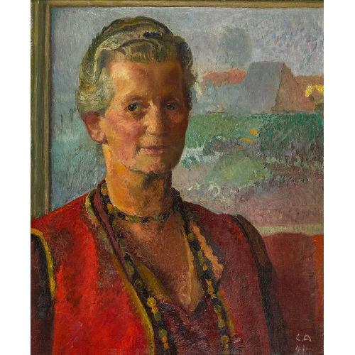 CUNO AMIET : 'Bildnis Anna Amiet' (DOBIASCHOFSKY AUKTIONEN AG)