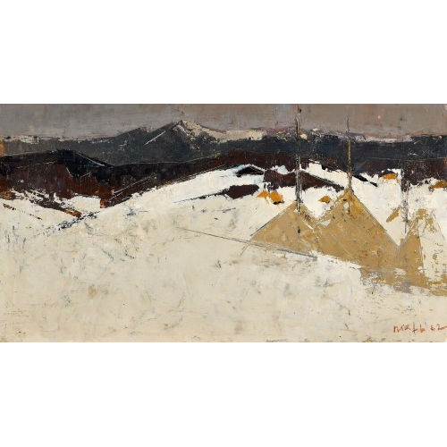 WALTER MAFLI : Winterlandschaft (DOBIASCHOFSKY AUKTIONEN AG)