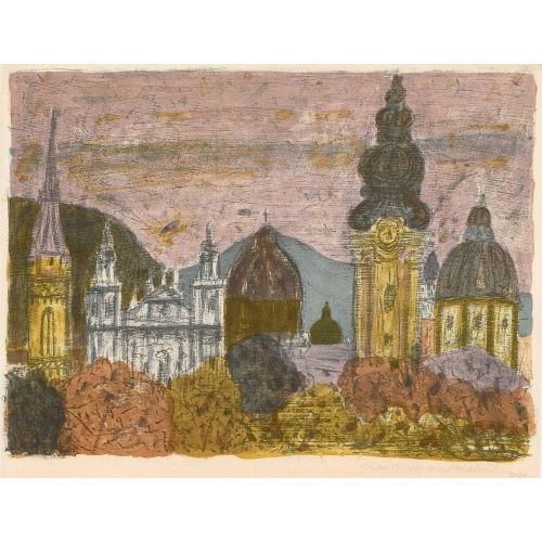 MAX PEIFFER-WATENPHUL : 'Salzburg im Herbst' (DOBIASCHOFSKY AUKTIONEN AG)