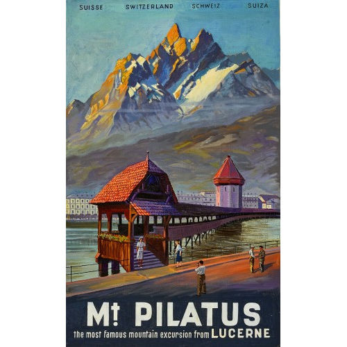 ANONYM : 'Mt. Pilatus the most famous mountain...' (DOBIASCHOFSKY AUKTIONEN AG)