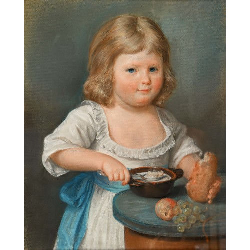 19. JH. FRANKREICH : M�dchen beim Vesper (DOBIASCHOFSKY AUKTIONEN AG)