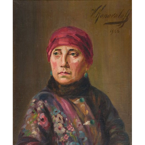 VIKTOR KONOVALOFF : Frauenportr�t (DOBIASCHOFSKY AUKTIONEN AG)
