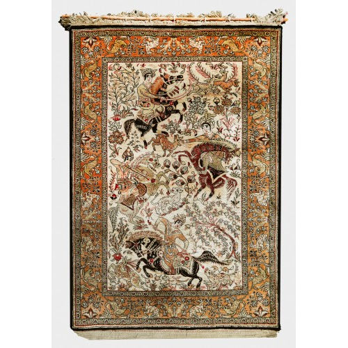 TEPPICH : Ghom-Seide, Iran (DOBIASCHOFSKY AUKTIONEN AG)