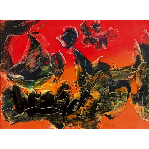 ALFRED LENICA : 'Gouache surr�aliste'. (DOBIASCHOFSKY AUKTIONEN AG)