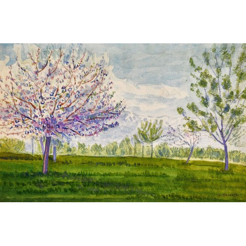 ALBERT TRACHSEL : Printemps - le Sal�ve (DOBIASCHOFSKY AUKTIONEN AG)