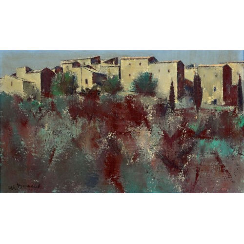 CHARLES PAUL REYNOLD BARRAUD : 'Village dans le Gard' (DOBIASCHOFSKY AUKTIONEN AG)