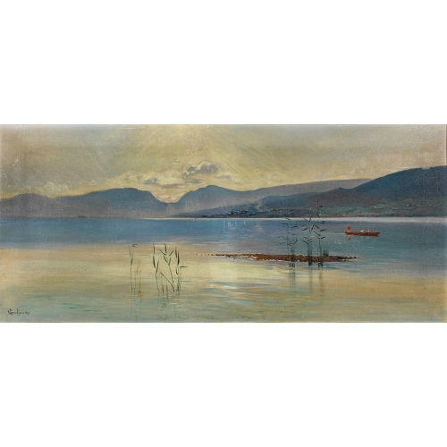 LOUIS CONSTANT GUILLAUME : Lac de Neuch�tel (DOBIASCHOFSKY AUKTIONEN AG)