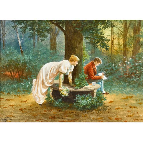 FRANZ R�SLER : Das neugierige Fr�ulein (DOBIASCHOFSKY AUKTIONEN AG)