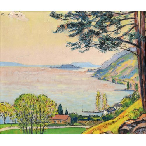 FRAN�OIS GOS : 'Lac de Bienne' (DOBIASCHOFSKY AUKTIONEN AG)