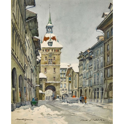 PIERRE CH�TILLON : 'Marktgasse' (DOBIASCHOFSKY AUKTIONEN AG)