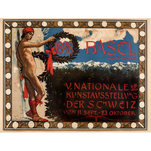 HANS SANDREUTER : 'Basel Kunsthalle 1898' (DOBIASCHOFSKY AUKTIONEN AG)