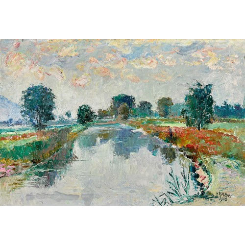 HANS RUDOLF MEYER : 'Magadino-Ebene' (DOBIASCHOFSKY AUKTIONEN AG)