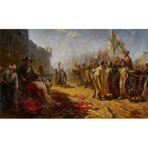 EVGENI EVGENIEVICH LANSERE : Die Kapitulation der Osmanen (DOBIASCHOFSKY AUKTIONEN AG)