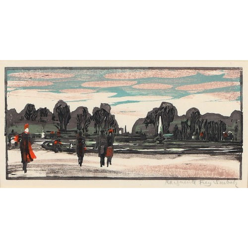 MARGUERITE FREY-SURBEK : 'Jardin des Tuileries' (DOBIASCHOFSKY AUKTIONEN AG)