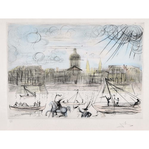 SALVADOR DAL� : 'L'Acad�mie de Paris' (DOBIASCHOFSKY AUKTIONEN AG)