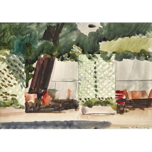 ALBERT CHAVAZ : Le parc (DOBIASCHOFSKY AUKTIONEN AG)